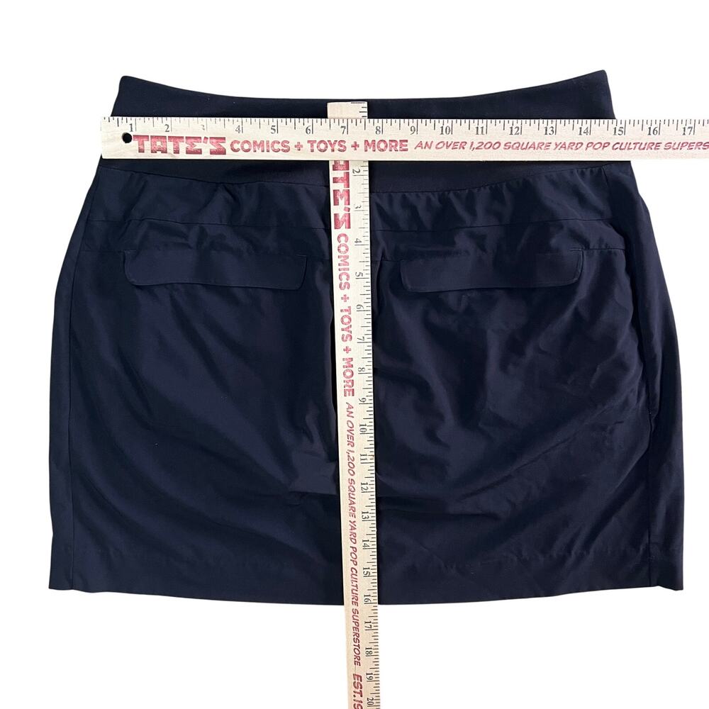 Athleta Soho Skort Black Athletic Skirt Built In Shorts Size 6 - Picture 7 of 15